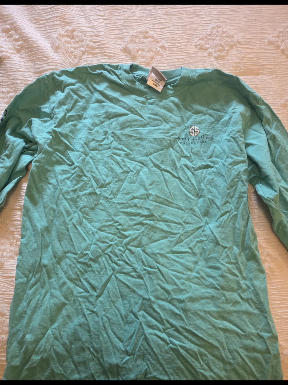 Simply Southern Women's Long Sleeve Tee in Teal